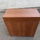1980s Scandinavian wooden shoe storage cabinet dresser