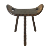 Brutalist tripod stool