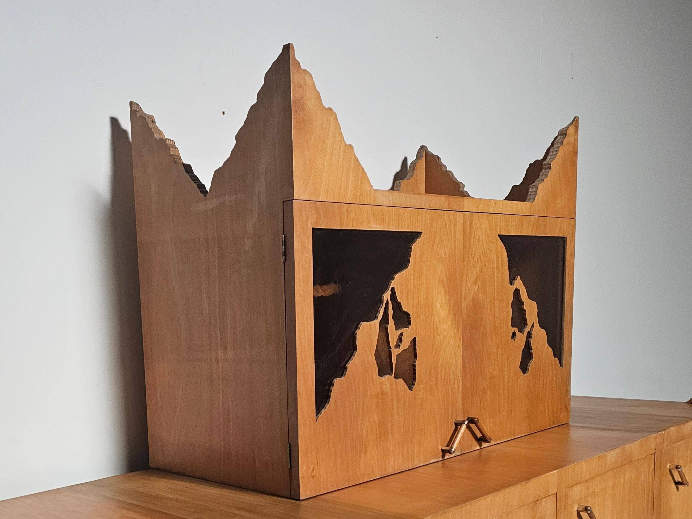 Buffet Breccia designed by Ugo La Pietra, Italy, 1980s