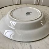 Hollow dish Saint-Amand small pink flowers 30s