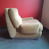 2 armchairs + 1 footrest + 1 3-seater sofa from the 70s