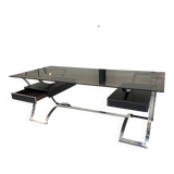glass desk