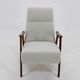 Restored beech armchair from the 1960s, Czechoslovakia
