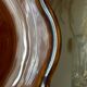 Vintage large serving plate brown honey Luneville