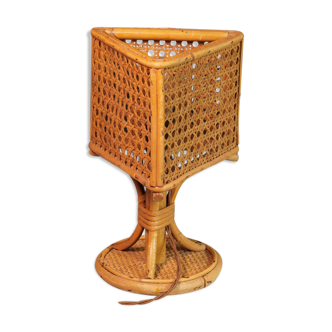 Bamboo and rattan lamp 1970