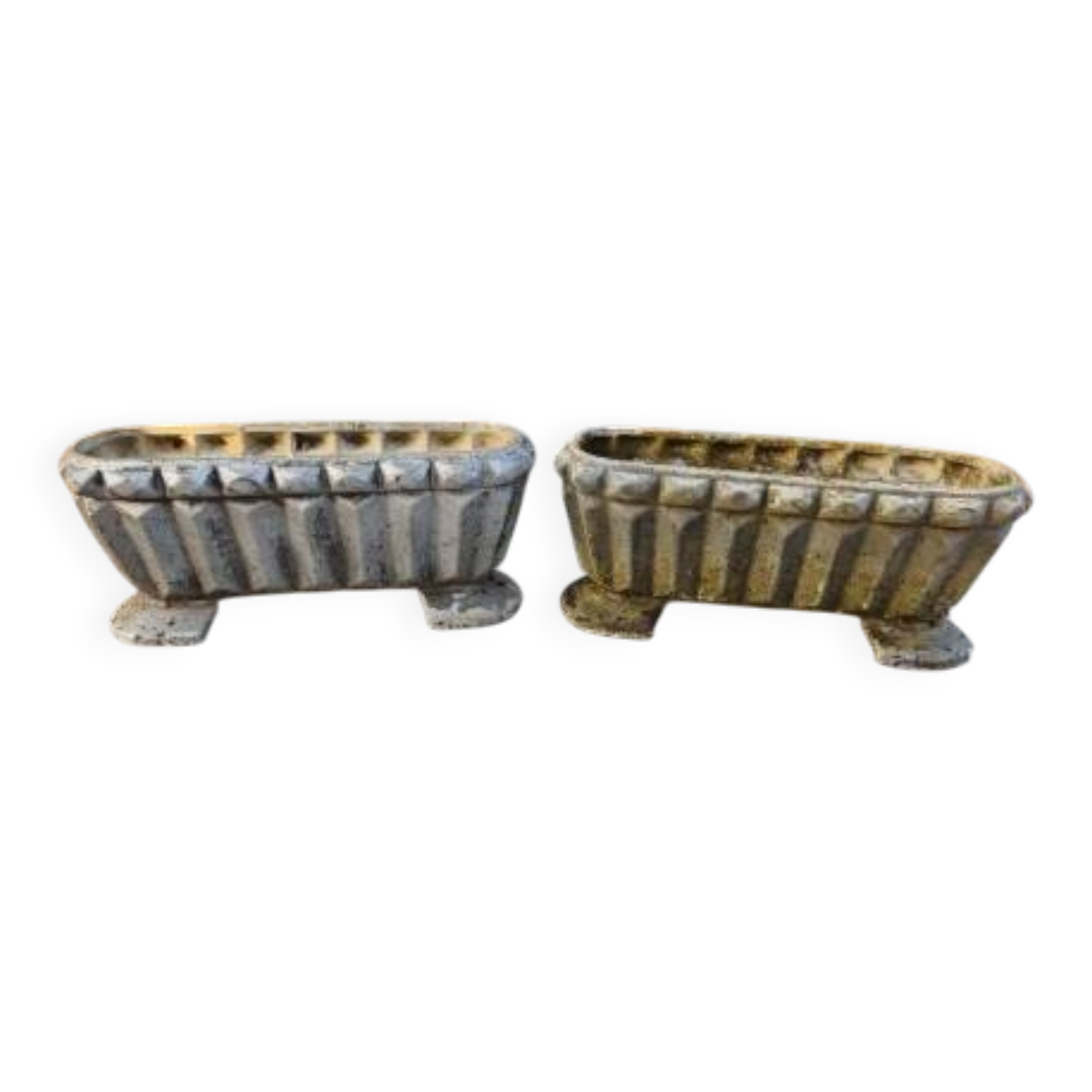Pair of cast iron planters from 1900 in Charleville - Mézières
