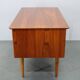 Danish mid-century modern teak writing desk with oak legs, 1960s