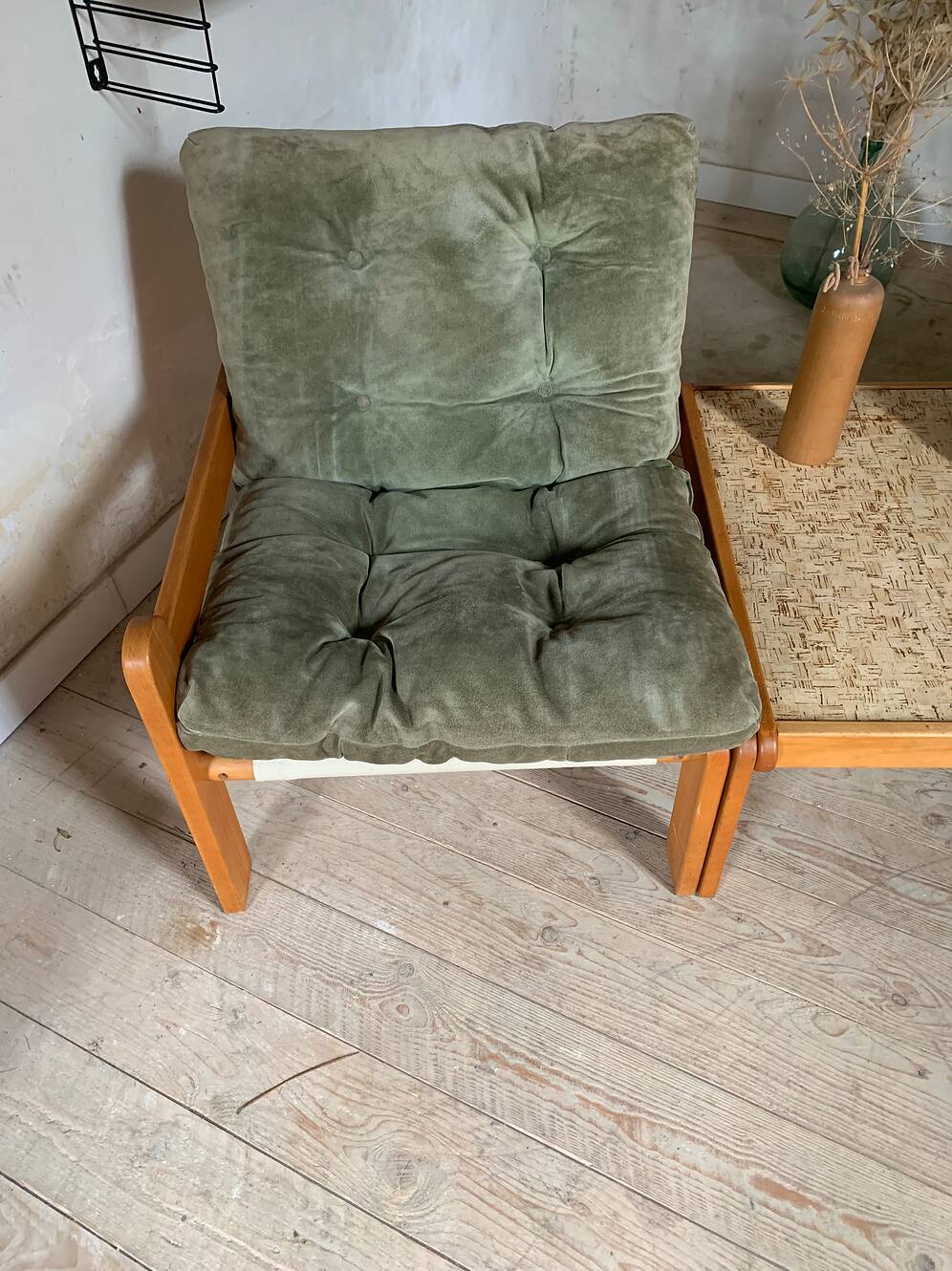 Canapé banquette modulable 3 places vintage