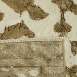 275 cm x 367 cm beige wool carpet