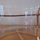 Vintage Bodum glass and rattan vegetable