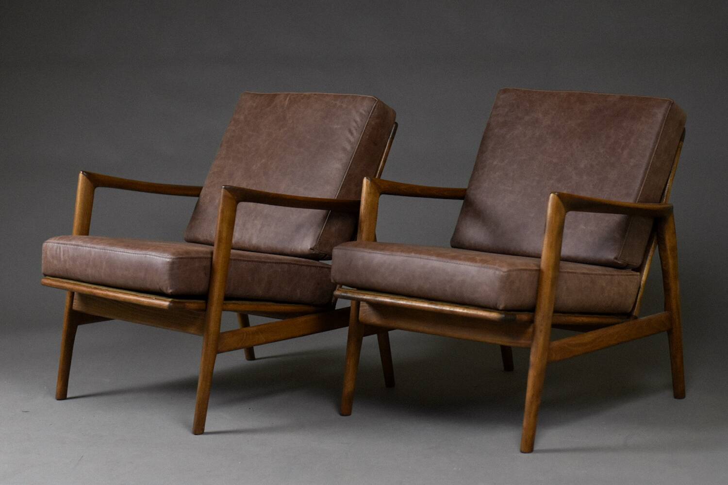 Stefan Armchairs from Swarzędzkie Fabryki Mebli, Poland, 1960s, Set of