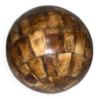 Vintage wooden decorative ball