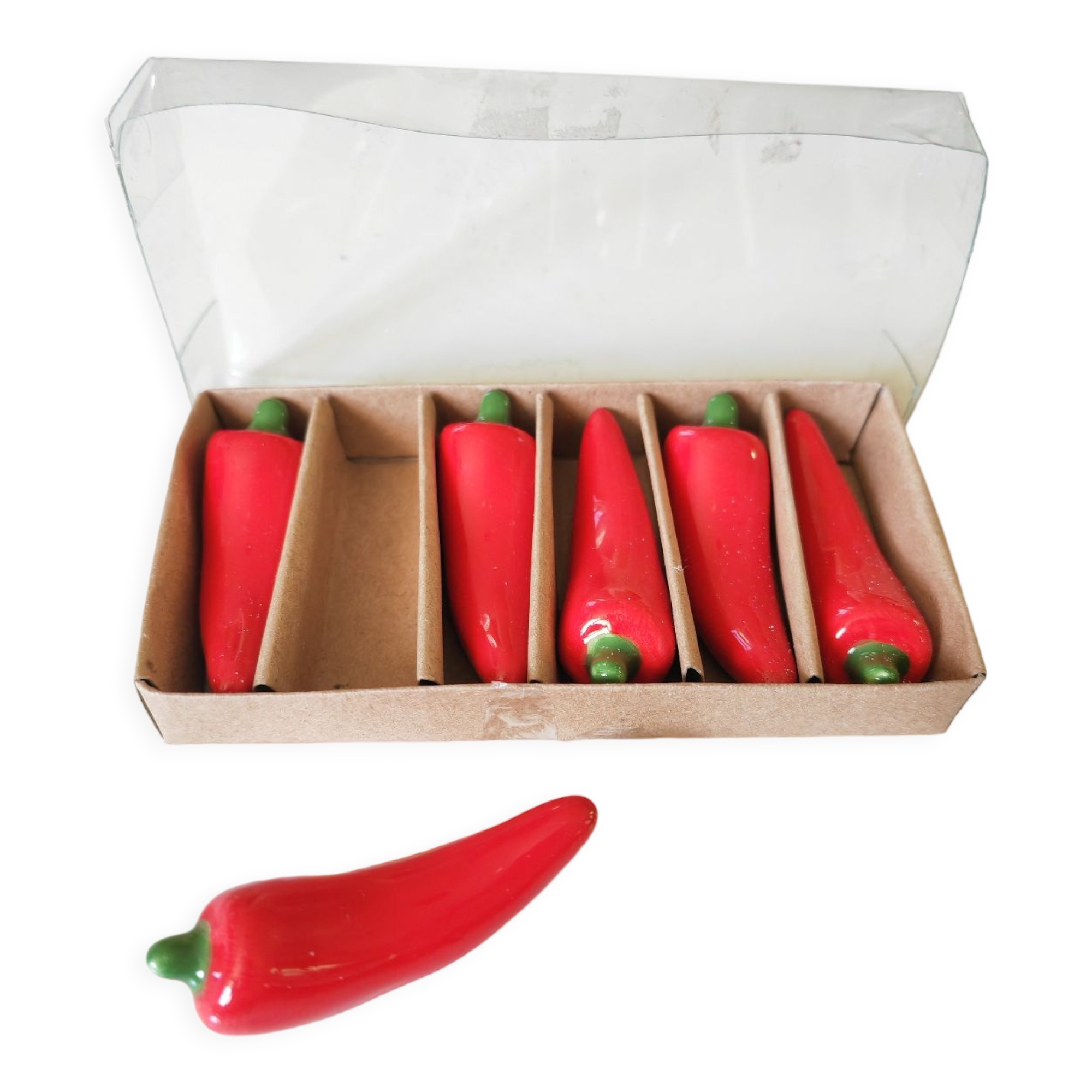 6 knife holder peppers