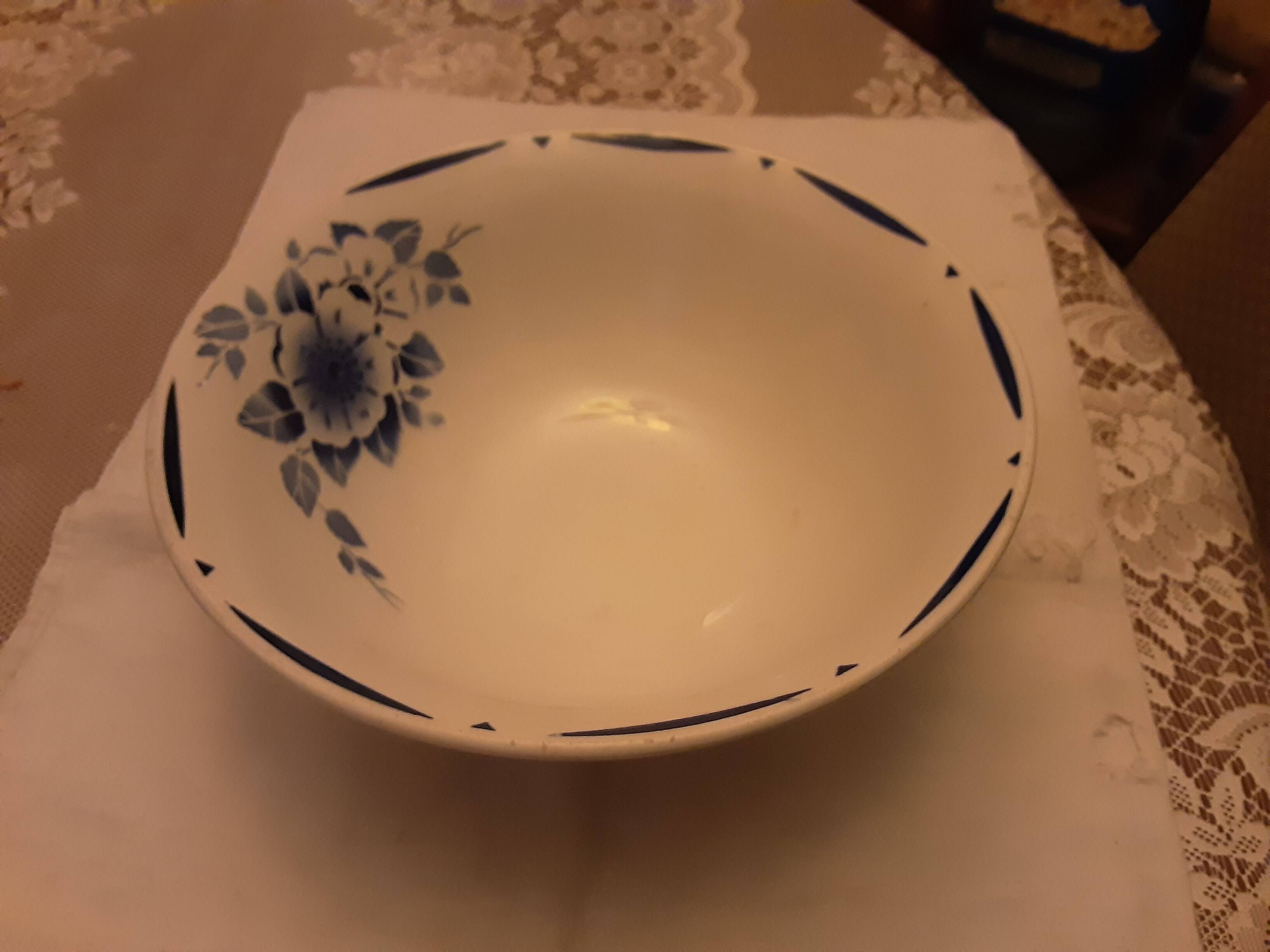 Saint amand faience salad bowl 1950s