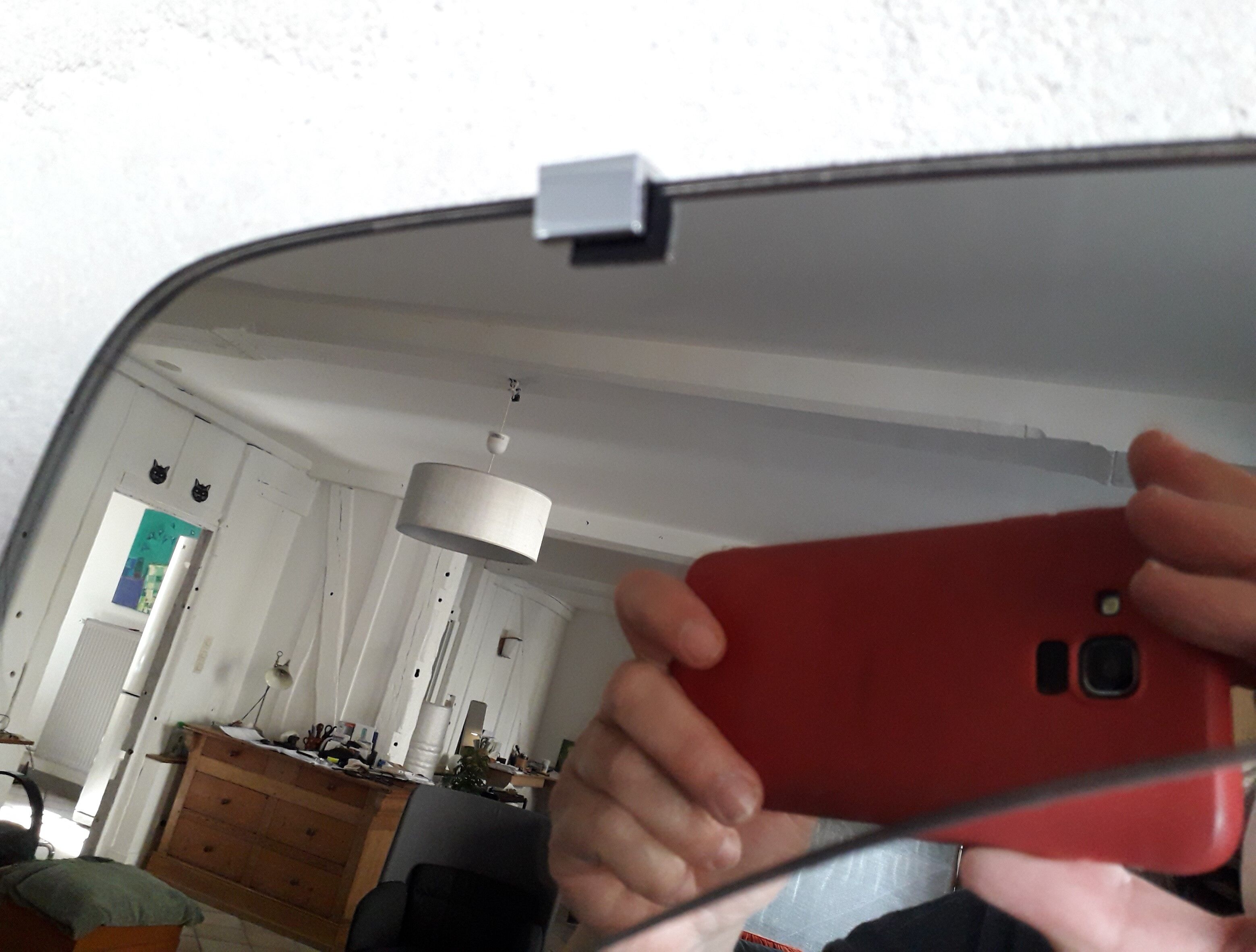 Two-tone mirror