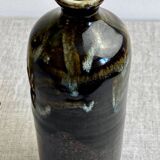 Glazed stoneware vase