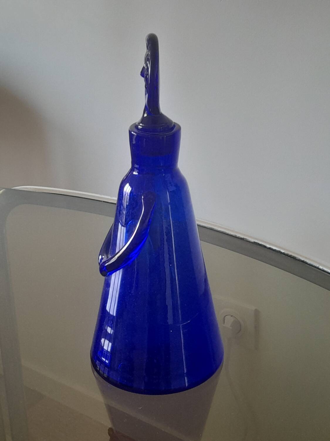 Decanter bottle sculpture by Erik Hoglund