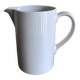 Vase jug Arabia Finland 1970 in white porcelain