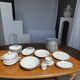 German porcelain service Winterling Marktleuthen Bavaria white