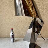 Ribbon salon lamp design Claire Norcross limited edition chrome brown