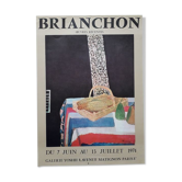 Maurice Brianchon recent works galerie yoshii 1974. original exhibition poster