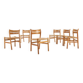 Børge Mogensen, Suite Of 6 Bm-1 Chairs For Cm Madsens Møbelfabrik