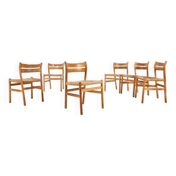 Børge Mogensen, Suite Of 6 Bm-1 Chairs For Cm Madsens Møbelfabrik