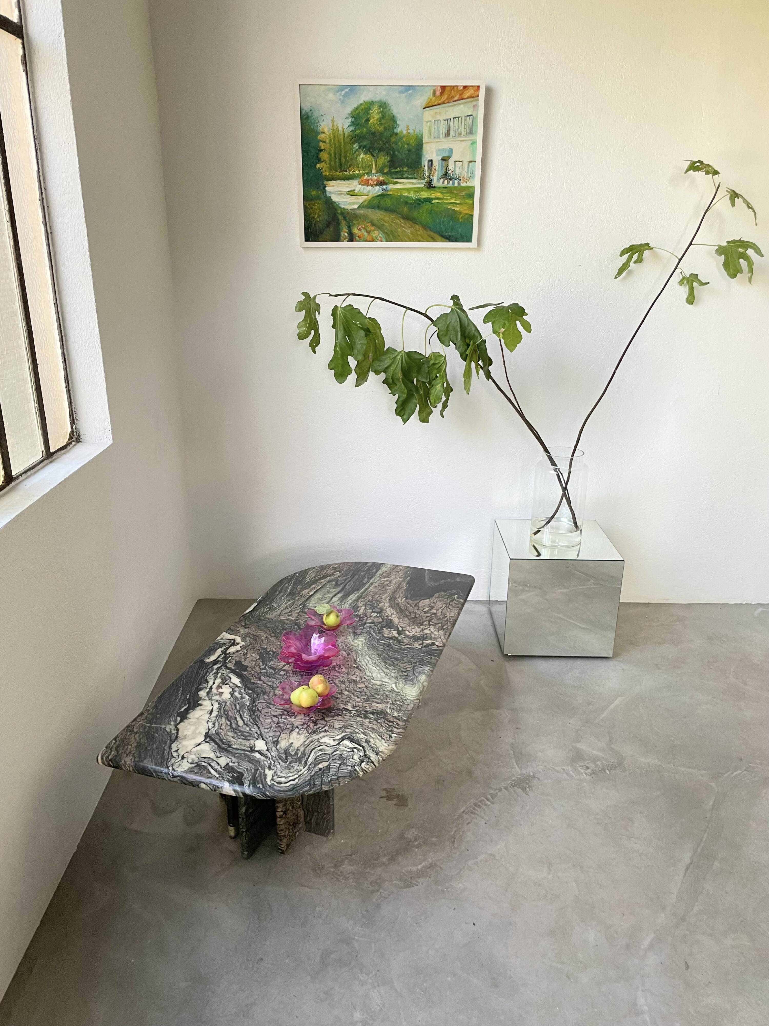 6 pop pink glass cups