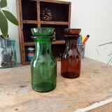 Set of 2 vintage jars Level 70s/80s