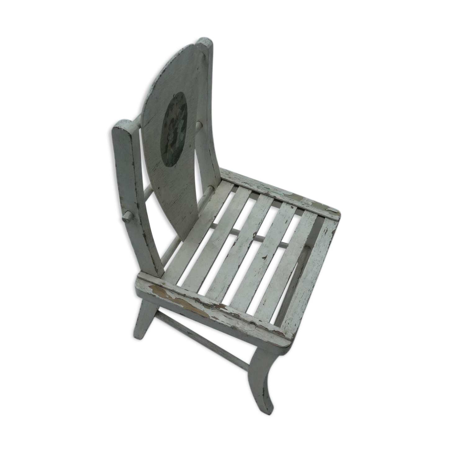 Old child wood chair
