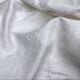Nappe vintage blanche aux lilas, monogrammée  GSS