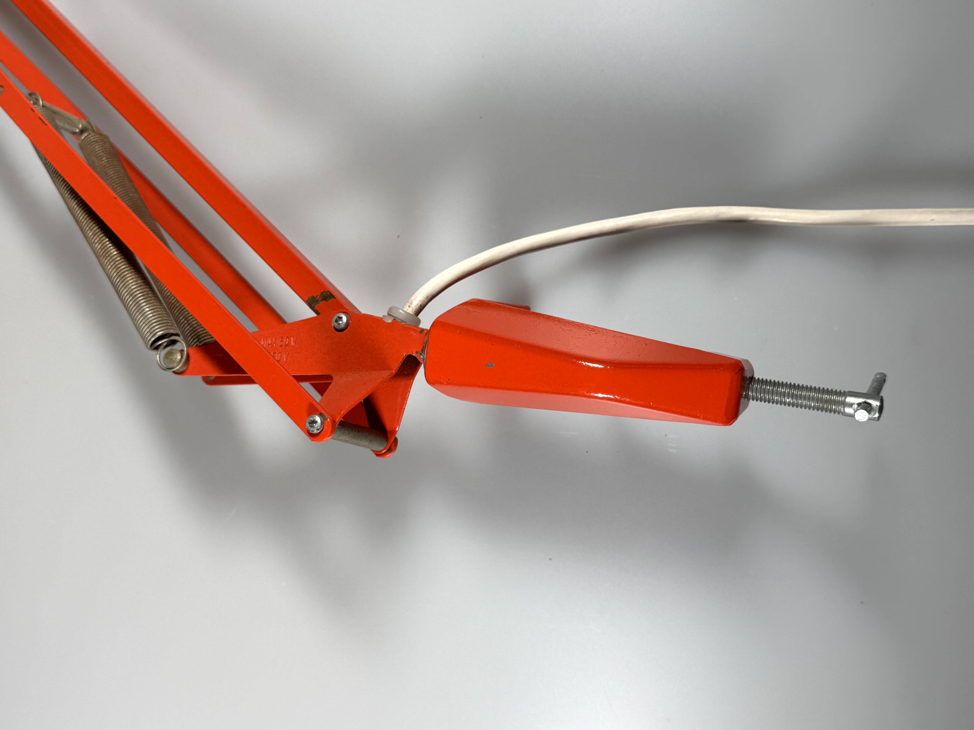 1960s 1970s Desk Lamp Scissor Lamp Metal Space Age Design