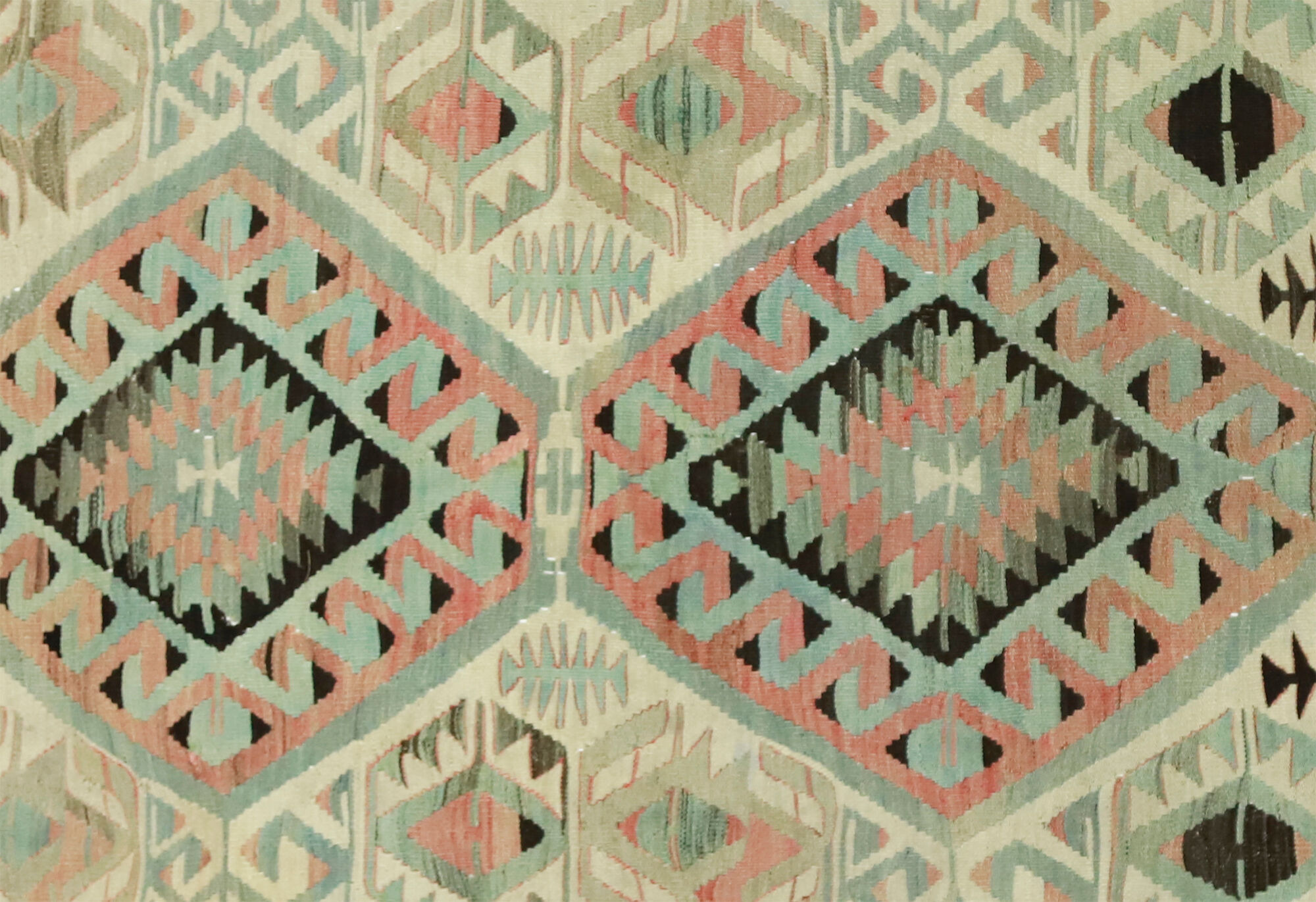 Anatolian handmade kilim rug 291 cm x 150 cm