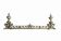 19th-century brass fireplace threshold bar