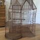 Handmade wire birdcage