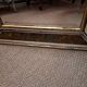 Beveled mirror decorated with flowers