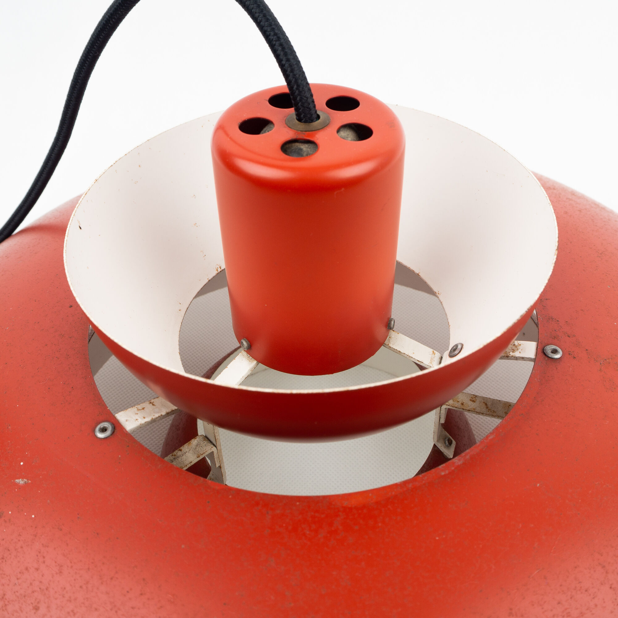 Danish mid century pendant lamp Penta by Jo Hammerborg, Fog og Mørup, Denmark, 1965