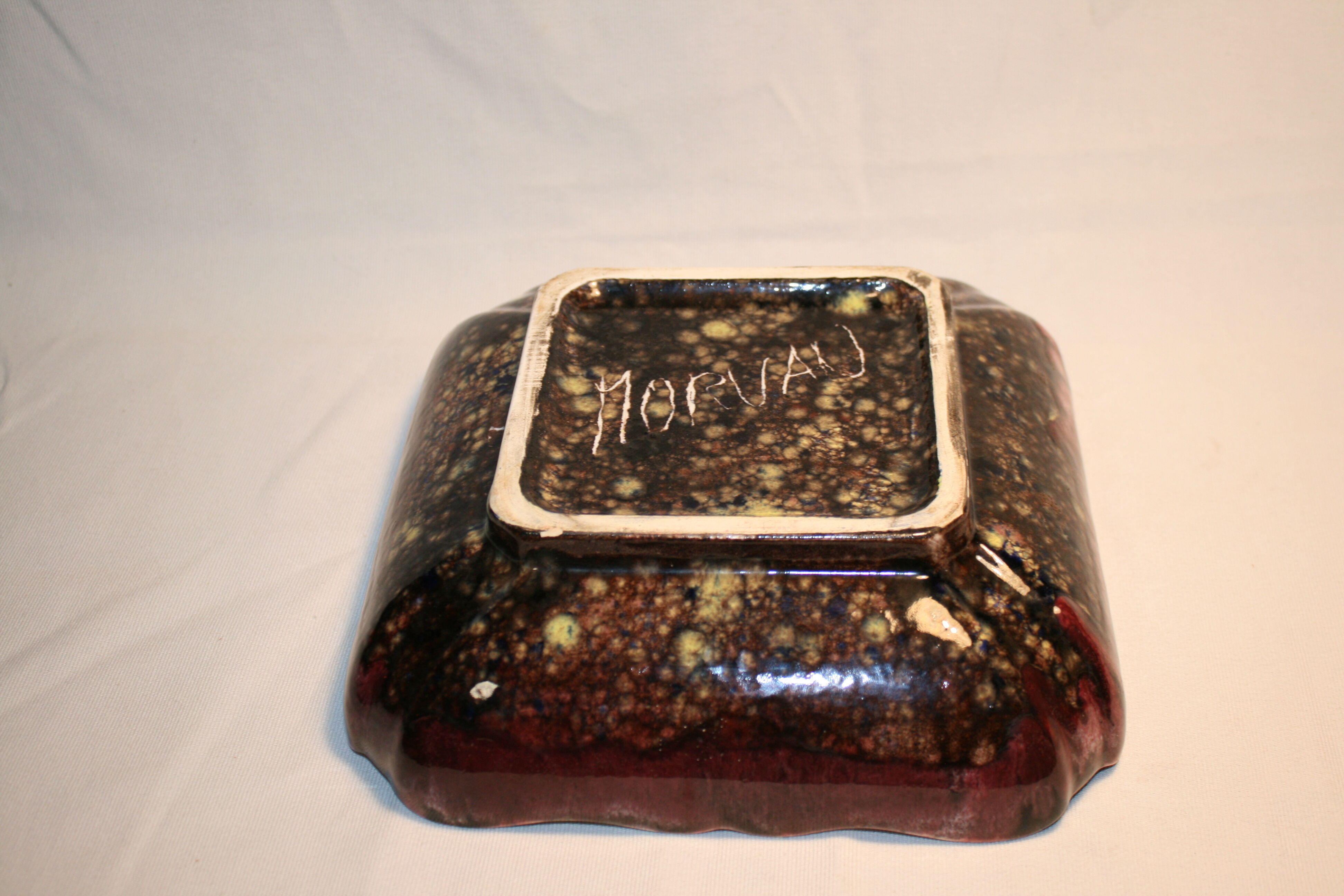 Hollow dish Grès sandstone of morvan Gaston Gaubier 1950