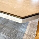 Travertine coffee table