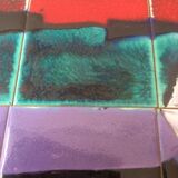 coffee table with ceramic tiles, 60s