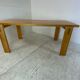 Scandinavian modernist brutalist pine rectangular dining table, 1960s