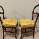 Pair of Louis Philippe style chairs