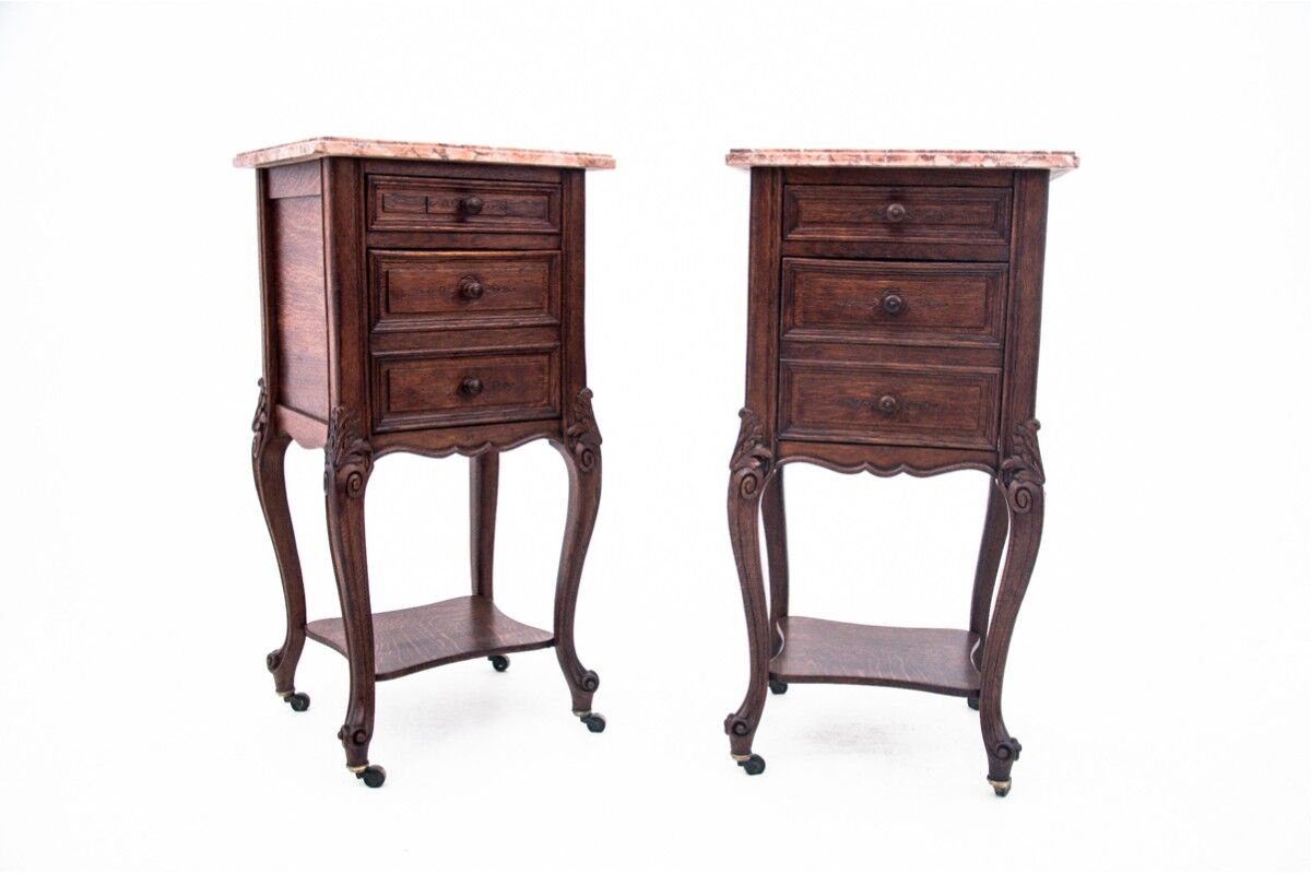 Bedside tables, France, around 1890