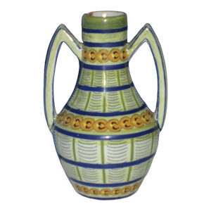 Vase en ceramique signee atelier