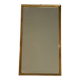 Miroir rectangulaire vintage doré en bois