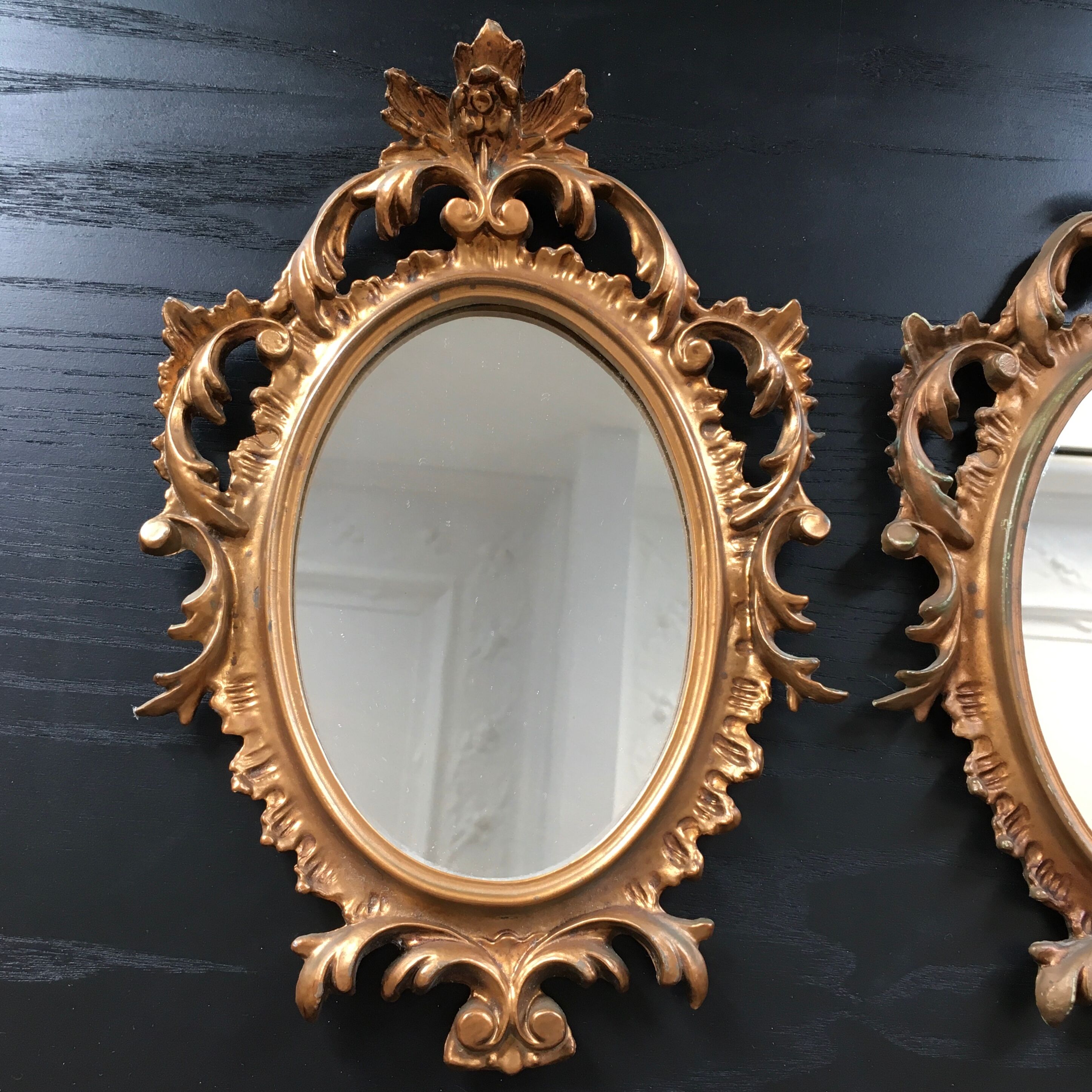 Pair of baroque mirrors
