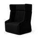 Black sofa - high back