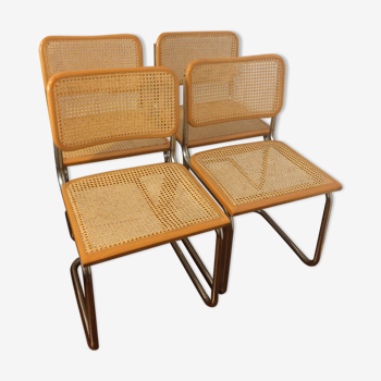 Set of 4 chairs B32 Marcel Breuer