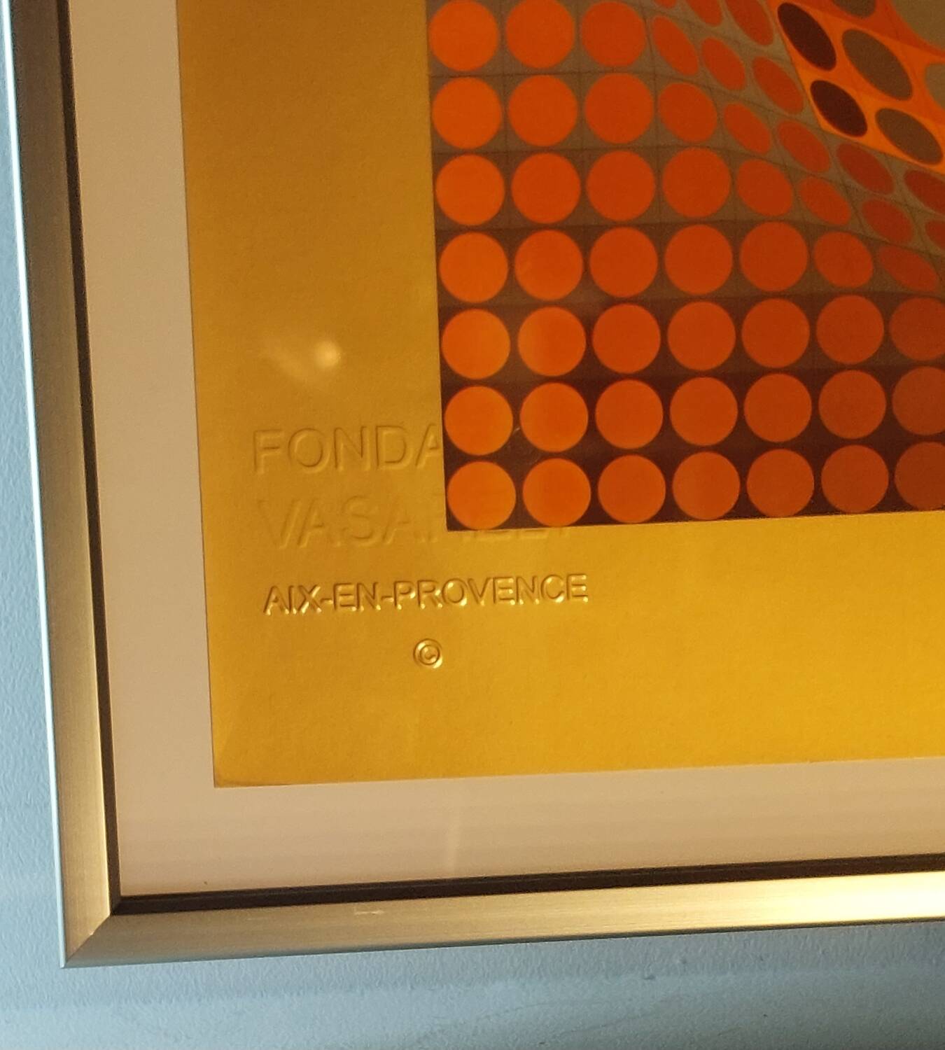 Original Vasarely lithograph