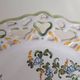 Decorative plate s6 Lallier in Moustiers with an openwork rim.